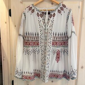Like New Johnny Was Biya Silk Tunic Top